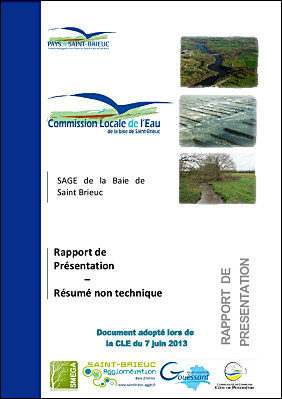 Rapport de Prsentation - Rsum non technique SAGE Baie de Saint Brieuc - adopt par la CLE le 7 juin 2013