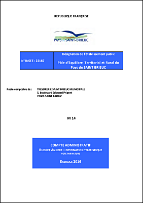 Compte administratif 2016 - Budget annexe Destination touristique.pdf