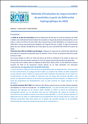 Evaluation des risque de transfert de pesticides - application au Goussant - rapport EPTB Baie de Saint-Brieuc avril 2019.pdf