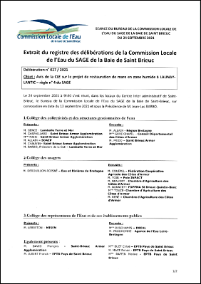 BC-2021-027 Avis de la CLE Projet de restauration de mare en zone humide  LAUNAY-LANTIC.pdf