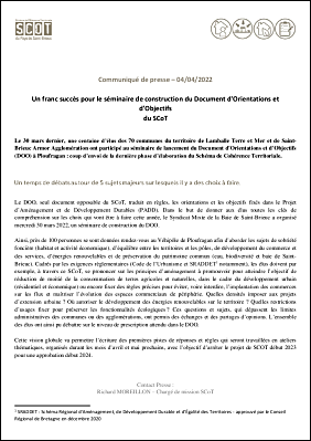 39. Communiqu de presse du 04-04-2022 - Un franc succs pour le sminaire de construction du DOO du SCoT.pdf