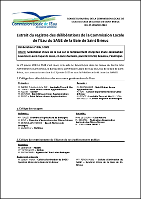 BC-2023-006 Avis de la CLE Remplacement durgence dune canalisation Eaux Uses PLOUFRAGAN Beaulieu.pdf
