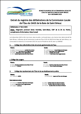 BC-2025-021 Avis de la CLE Diagnostic ponctuel zone humide SAINT-ALBAN Complements ZA du Poirier Sitea Conseil.pdf
