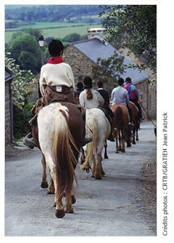 Promenade � cheval - cr�dits photo CRTB GRATIEN Jean Patrick