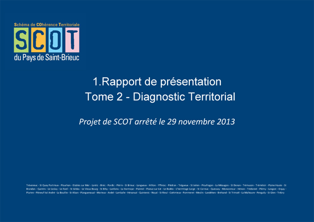 rapport de prsentation tome 2 SCOT arrt