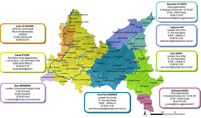 carte techniciens reférents bocage