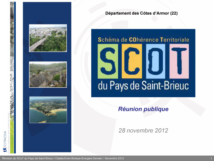 couverture diaporama présentation révision SCOT